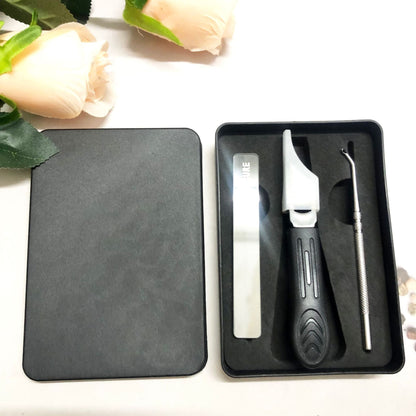 ✂️ Precision Nail Care 3-Piece Set | Curved Blade Prevents Splitting