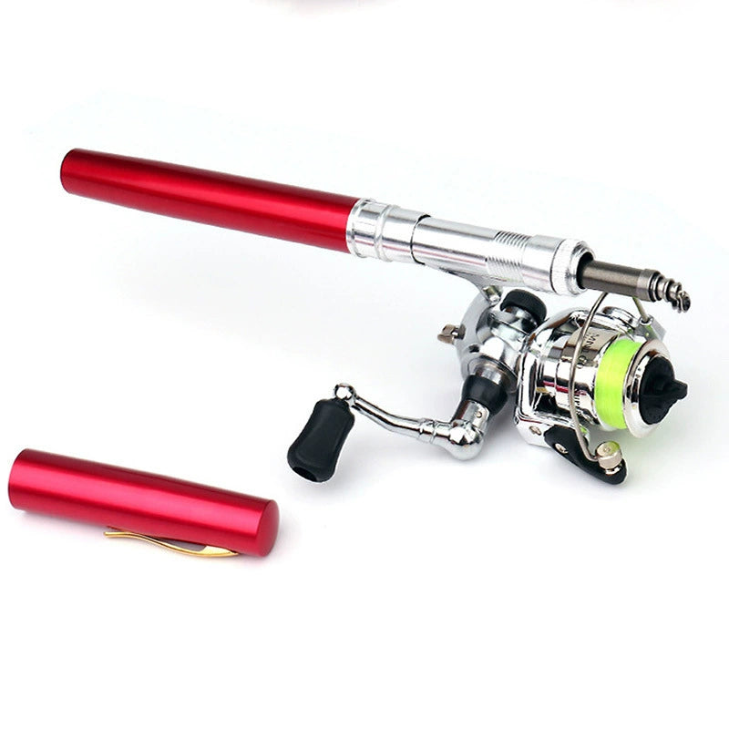 🔥Today Only | 50% OFF🔥Metal Spinning Reel Pen Fishing Rod‑1.6m Extended Length 🎣