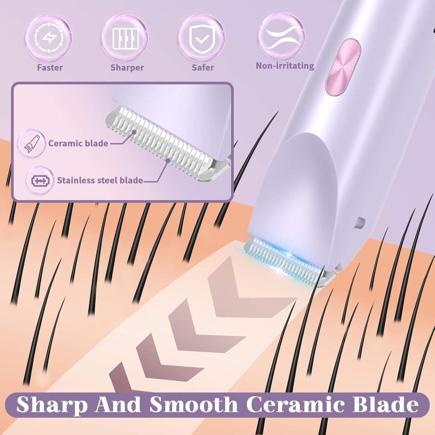 🔥Limited-time 50% off✨2-in-1 Women's Body Shaver