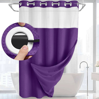 ✨50%OFF💥No-Hook Shower Curtain