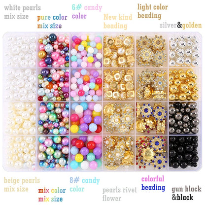 ✨50%off✨Manual Pearl Studding Machine Kit – DIY Rivet Tool for Clothes, Shoes, Bags & Handmade Ornaments
