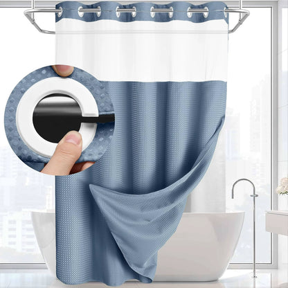 ✨50%OFF💥No-Hook Shower Curtain