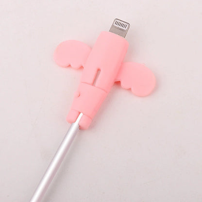 🔥Buy 1 Get 1 Free🔥360° Full-Cover Silicone Cable Protector | Universal Anti-Fraying Charging Cord Saver with Dust Cap | Heavy-Duty Flexible Wire Protector for iPhone, Type-C & USB Cables