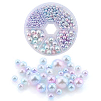 Pink White Blue Pearl