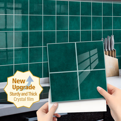 🔥 Today Only | 50% OFF ✨Thickened Self-Adhesive Wall Stickers, Waterproof & Oilproof Kitchen Tile Stickers for Kitchen & Bathroom