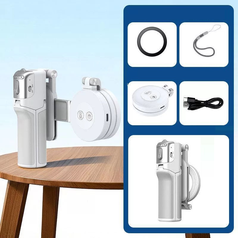 📸 Zoomable Magnetic Palm Grip | Selfie Stick & Tripod