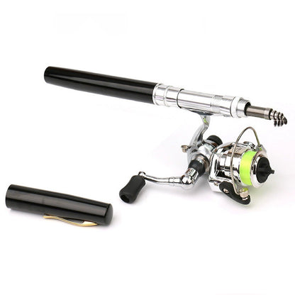 🔥Today Only | 50% OFF🔥Metal Spinning Reel Pen Fishing Rod‑1.6m Extended Length 🎣