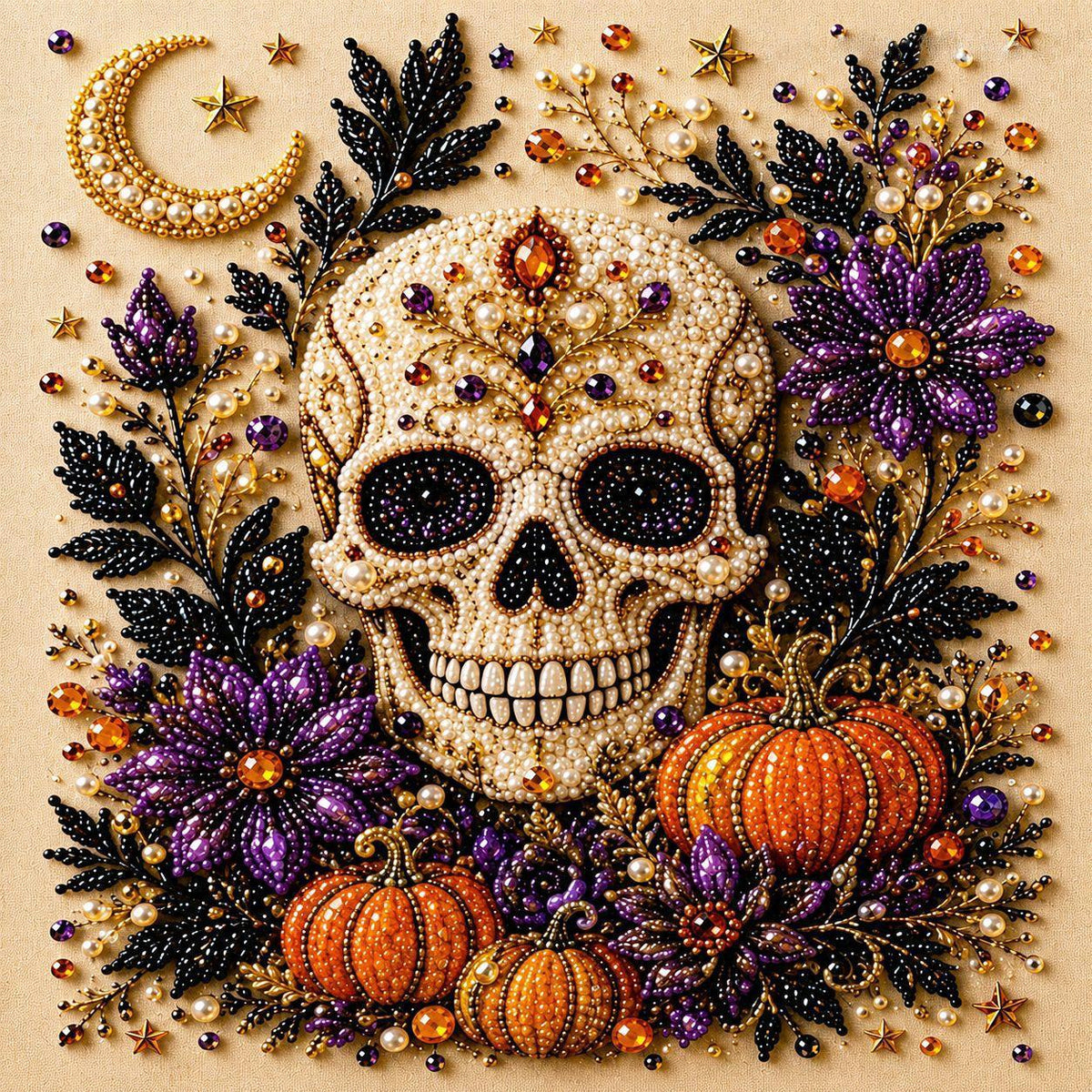 🔥Last Day 50% OFF 👻✨Halloween Ghost Pearl Art DIY Kit