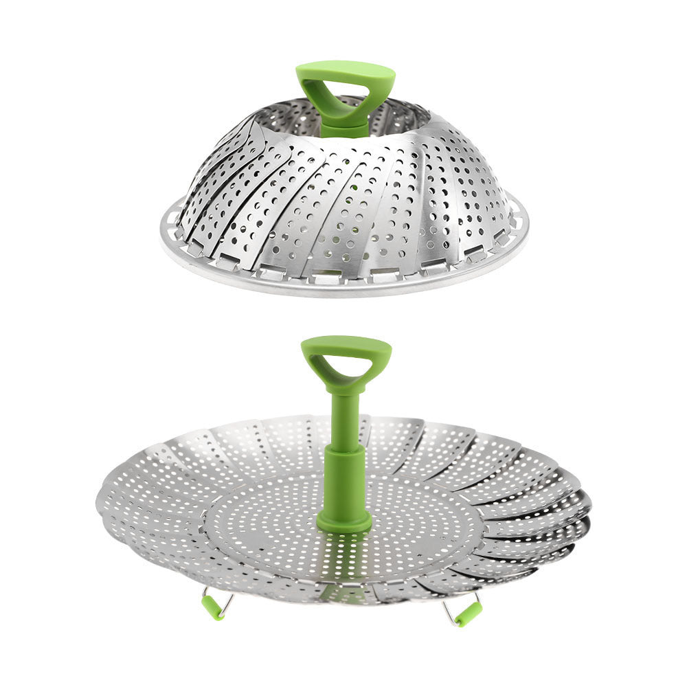 🔥First 50 customers enjoy 50% off🔥Adjustable Foldable Stainless Steel Steamer Basket