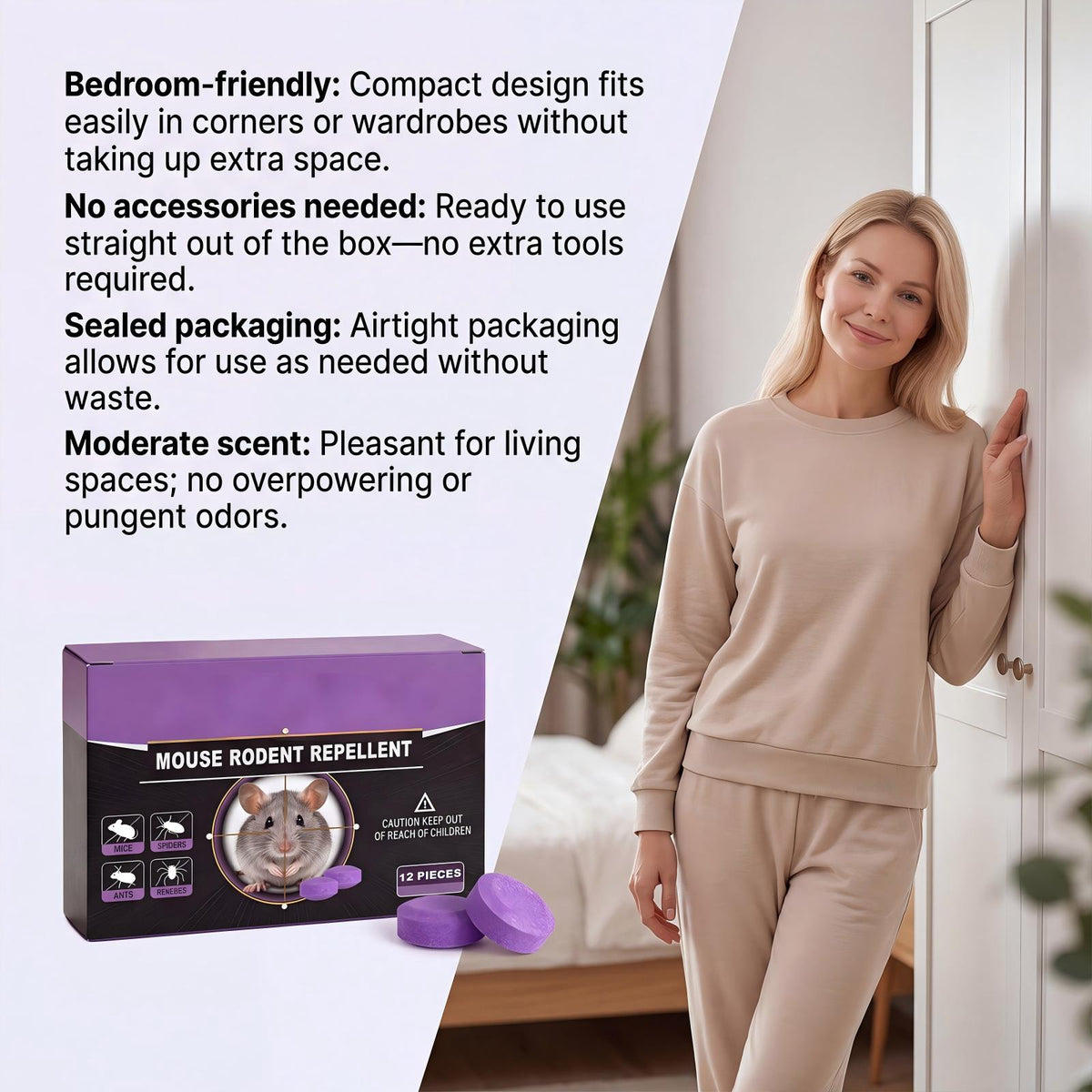 💥 New Arrival – 50% Off! 🎁 12-Pack Natural Peppermint Oil Mouse Repellent