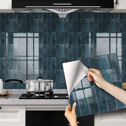 🔥 Today Only | 50% OFF ✨Thickened Self-Adhesive Wall Stickers, Waterproof & Oilproof Kitchen Tile Stickers for Kitchen & Bathroom
