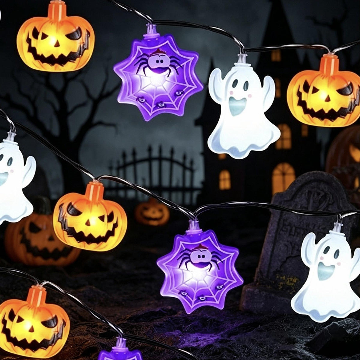 🎃🍂Halloween Pumpkin String Lights