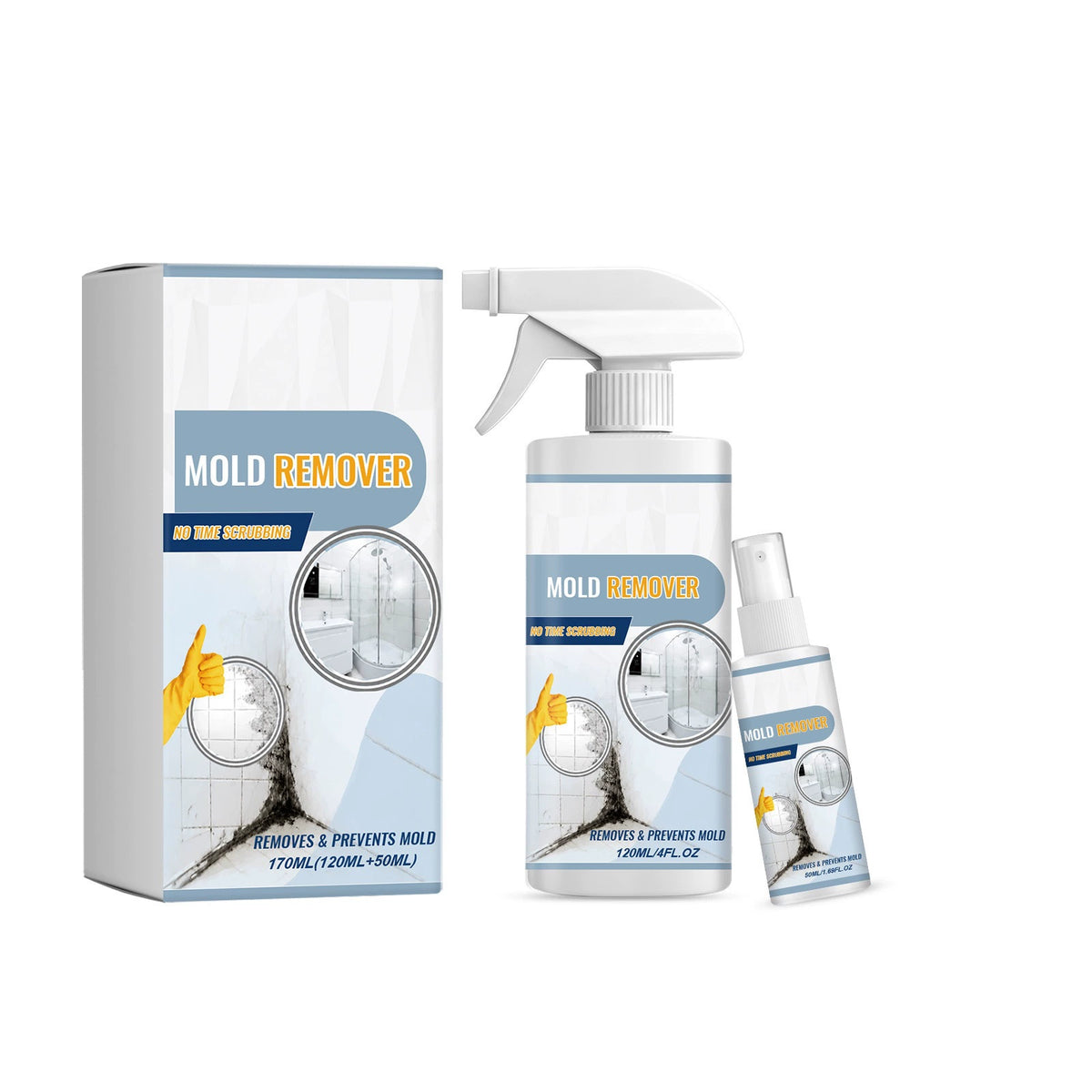 ⚡Today Only 50% OFF‑Deep-Cleaning Wall Mold Remover Spray