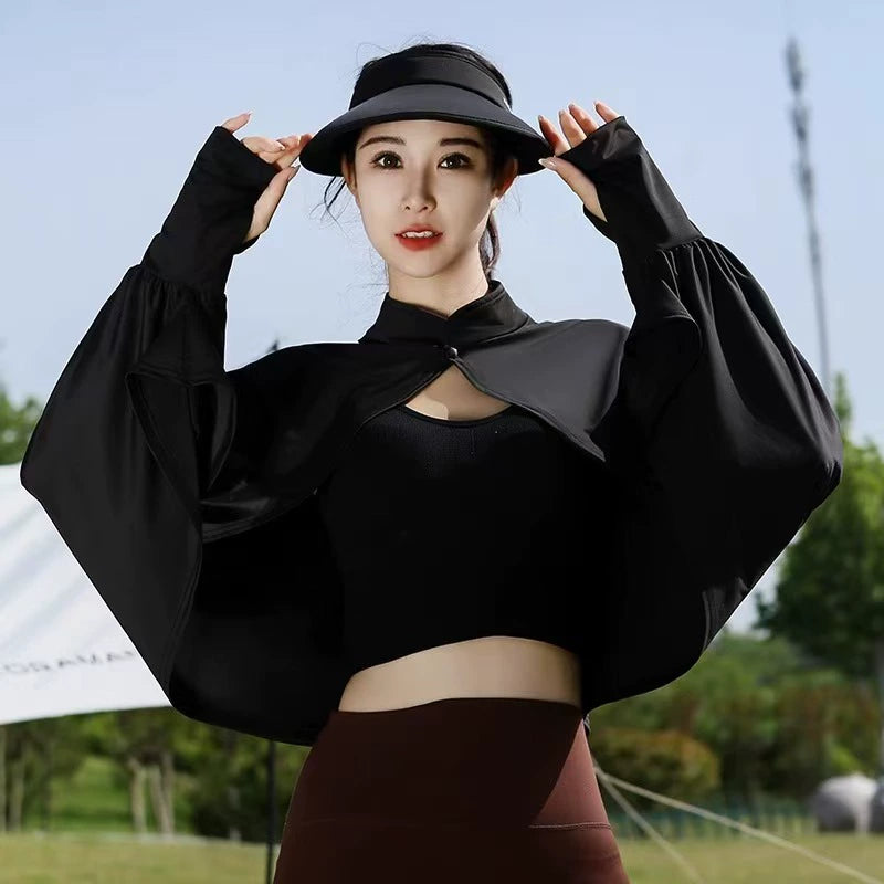 ✨50%off✨UPF 80+ Cooling Sun Poncho Shawl