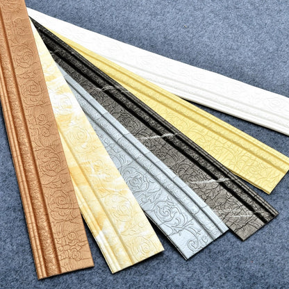 ✨50%off✨3D Self-Adhesive Foam Molding Trim | Wall Border, Skirting Board, Ceiling Crown Molding, Corner Line for Home Decor