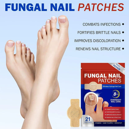 🔥50%off🔥Sandal-Ready Invisible Toenail Patches - Instant Camouflage Sticker for Fungal Nails, Hydrating & Protective Care