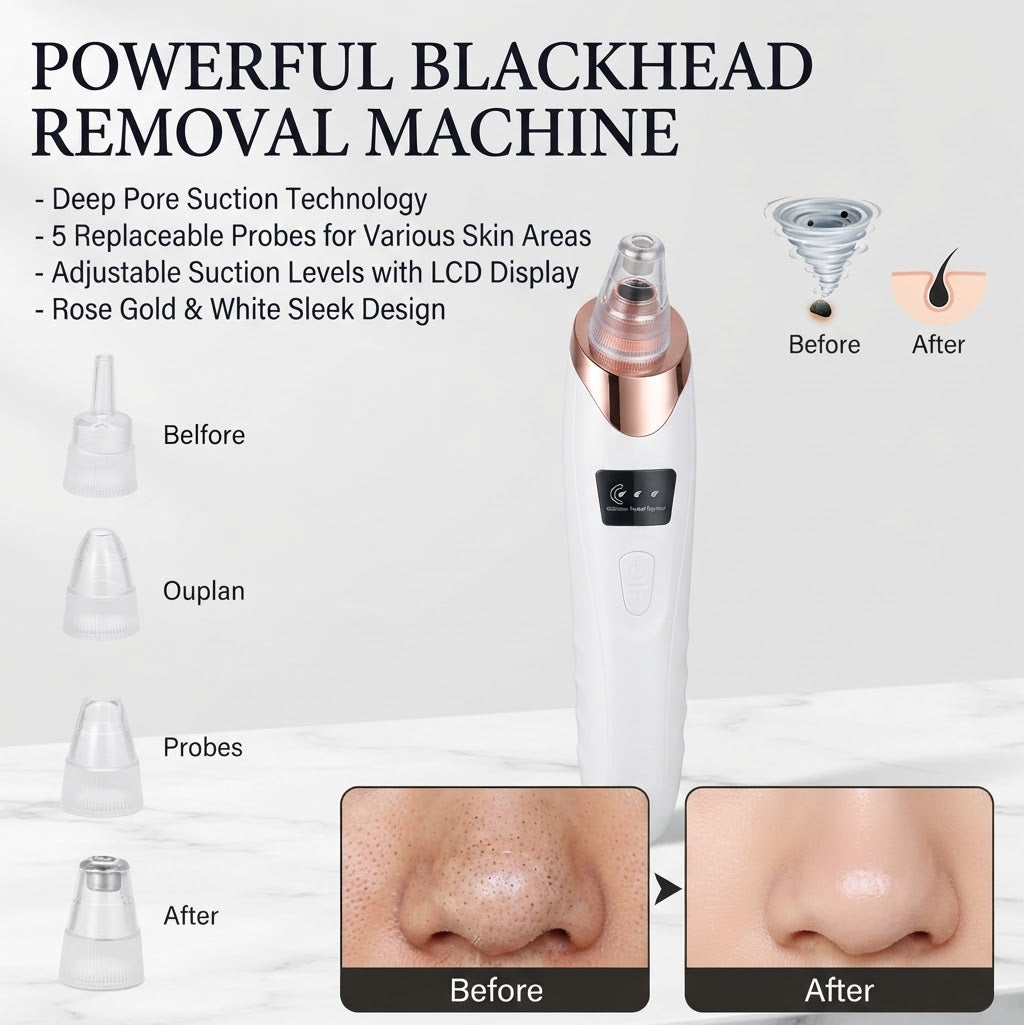 ✨HOT SALE✨Powerful Blackhead Removal Machine – Skin Care & Pore Cleaner