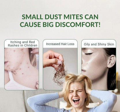 ⏳🔥LIMITED-TIME 50% OFF! ⏰Buy 1 Get 1 Free！Natural Dust Mite Spray