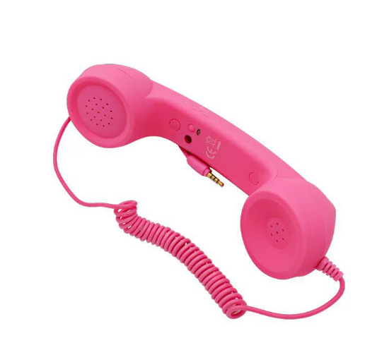📞50% OFF NOW! Vintage Retro Telephone Handset – Wired Retro Phone Receiver for Smartphones, Ergonomic Curved Old-School Phone Handset, Cute Aesthetic Accessory & Unique Gift for Home & Desk