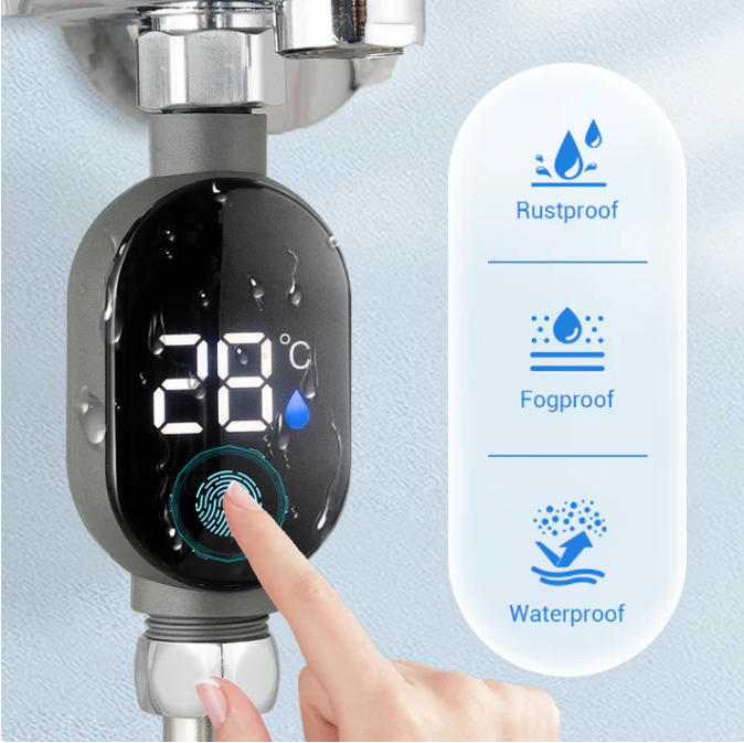 🚿Shower thermometer - Instant digital display