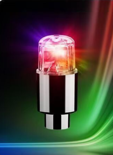 ✨50%off✨Motion-Activated LED Wheel Lights | Waterproof Valve Stem Caps for Car, Motorcycle & Bike (4 Colors, Pack of 4)