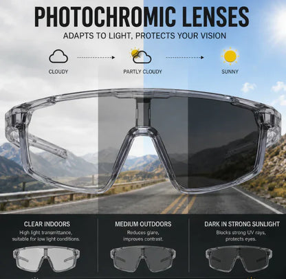☀️Limited-time 50% off🥇UV400 Photochromic Polarized Safety Glasses