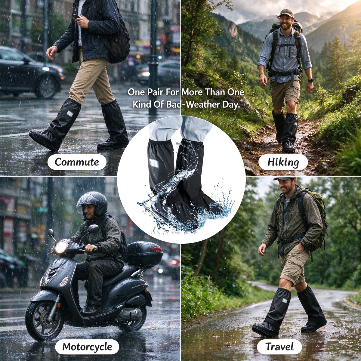 🔥Limited Time 50%OFF🔥Reusable Waterproof Rain Boot Shoe Covers
