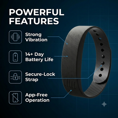 ⌚Vibrating alarm clock bracelet