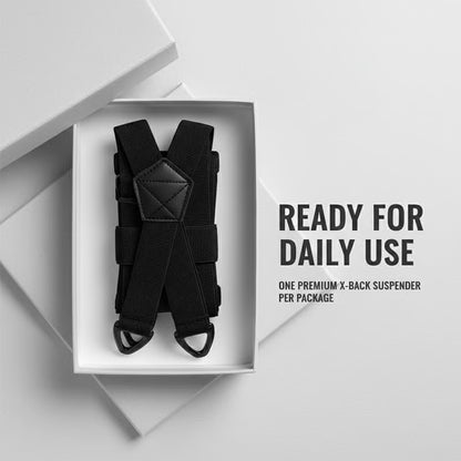 ⏰Men's X-Back Suspenders with Hook Clips