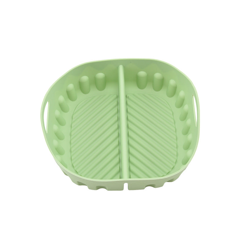 ⏱️ Buy 1 Get 1 Free – Today Only 🔥 Reusable Compartmentalized Silicone Air Fryer Liner