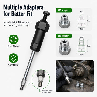 🔧 Heavy‑Duty Grease Fitting Cleaner Tool