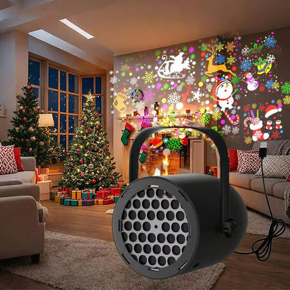 📢 Limited-time 50% off 🎄✨LED Christmas Projection Lamp – 16 Patterns of Pure Holiday Magic!