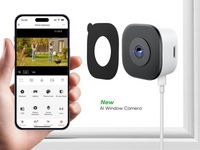 300‑MP 2K Ultra‑HD Window‑Mounted Camera (Memory Card Not Included)