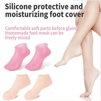 🥳Buy 1 Free 1🦶✨ Moisturizing Foot Mask Socks Silicone Gel Moisturizing Socks