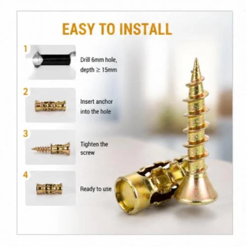 🔥50%off Serrated Metal Expansion Anchors for Concrete & Light Brick