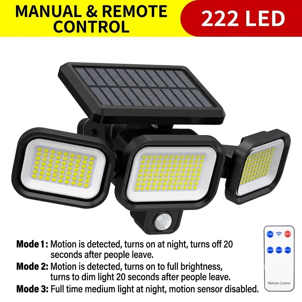 🔥50%off🔥Solar Motion Sensor Wall Light | Outdoor Villa Courtyard Lamp