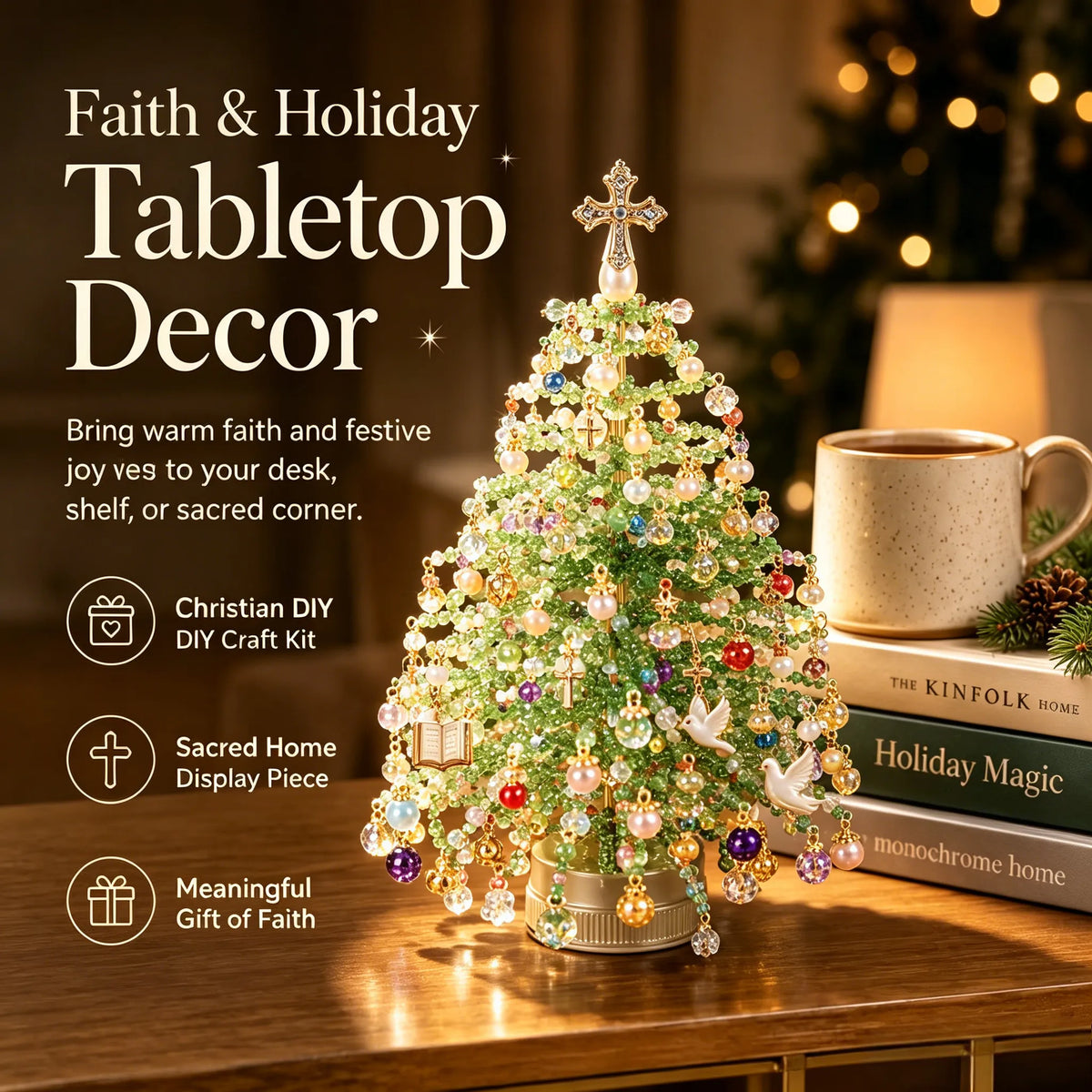 💥Christmas Hot Sale !!! 🎄✨ DIY Beaded Christmas Tree Kit