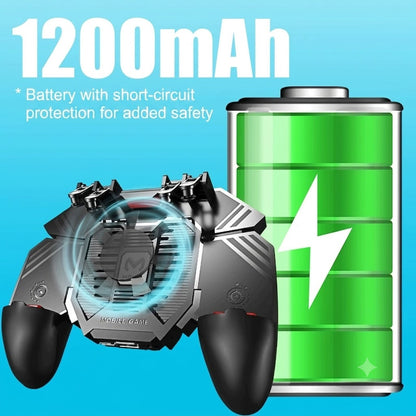 🔥Today’s Special🔥2 In 1 Phone Cooler with 4 Finger & 6 Finger Gaming Trigger Auxiliary Tool