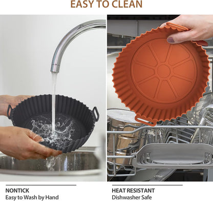 🔥2026 HOT SALE🔥6-Piece Silicone Baking Tray Set For Air Fryers