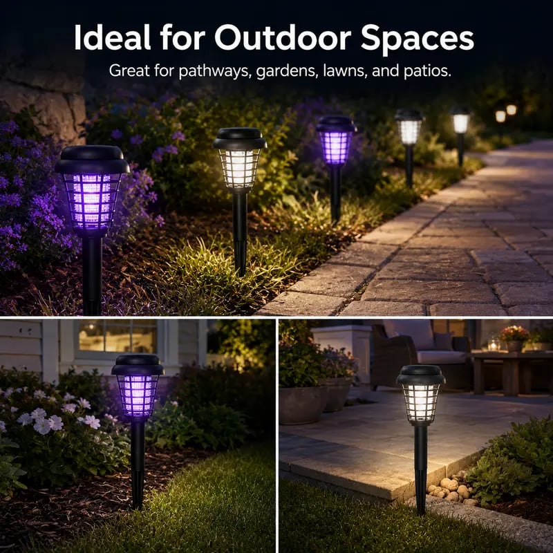 50%off🏠Summer Essentials🦟Solar-Powered UV Mosquito Killer Lamp