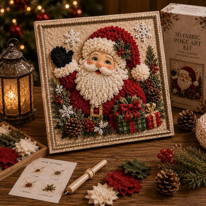 🔥 Half Price Offer - 🎄 3D Christmas Fabric Stamping Set