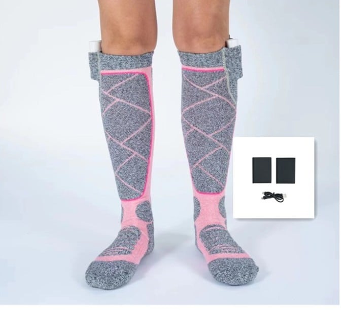 🥳 Enjoy 50% off now! 🥳 A massive hit for 2026—over 50,000 pairs sold! 🔥🧦 Rechargeable heated socks—featuring carbon-fiber rapid-heating technology, they’re the perfect choice for skiing, hiking, and staying warm all winter long! 🛡️✅