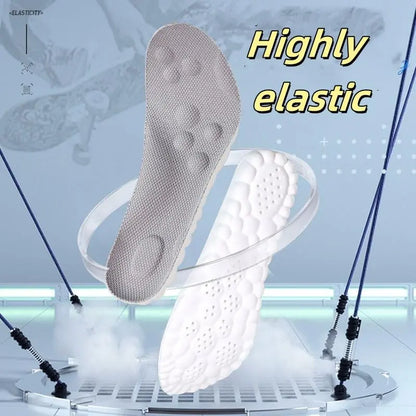 4D Cloud Memory Foam Insoles for Men & Women - Trim to Fit