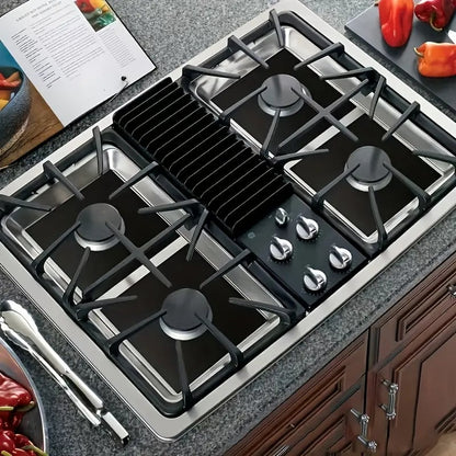 🔥Buy 2 Get 1 Free✨4-Piece Reusable Non-Stick Gas Stove Burner Covers – Heat-Resistant & Washable