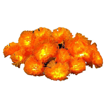 🌼Last Day Special Offer🎃Artificial Marigold LED String Lights