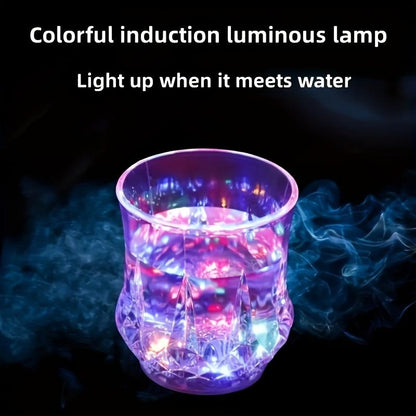 🍻Buy 1 Free 1✨Multicolor Liquid Activated LED Light Up Glowing Wine Glasses Cups
