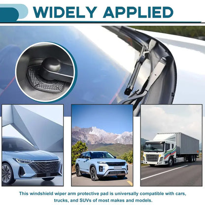 4-Pack Silicone Windshield Wiper Arm Protective Covers – Car Accessories 🚗