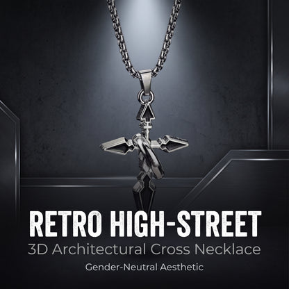 📿50%off📿Vintage Niche Cross Pendant Necklace, Unisex Couple Trendy Versatile Ins Jewelry