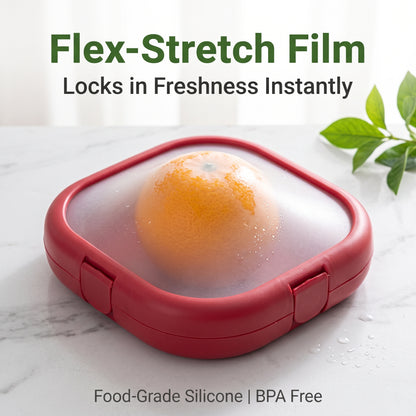 🔥Mid-Year Sale 2026 | 50% OFF🔥Hot Selling Food-Grade Silicone Airtight Storage Box, Double-Sided Fridge Crisper for Fruits & Veggies