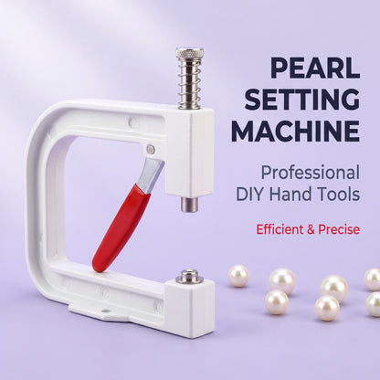 ✨50%off✨Manual Pearl Studding Machine Kit – DIY Rivet Tool for Clothes, Shoes, Bags & Handmade Ornaments